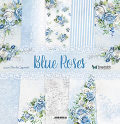 Blue Roses zestaw papierów 30x30cm