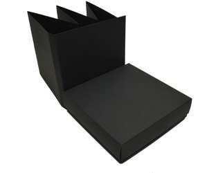 Harmonijka w pudełku 14x14cm czarna GoatBox