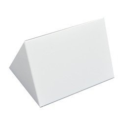 Pudełko trójkątne winietka 8,5x6cm białe GoatBox