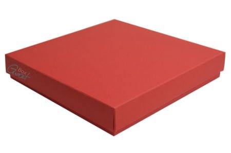 Pudełko na kartkę czerwone niskie GoatBox