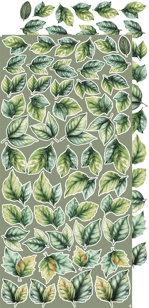 CREATIVE EXTRAS  LEAVES #1 - zestaw dodatków 15x30cm