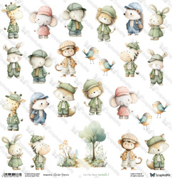 Simple Story 4 - arkusz Animals 1 30x30cm