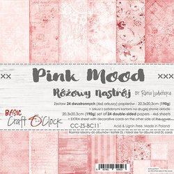 pink mood średni zestaw 20,3cm różowy nastrój