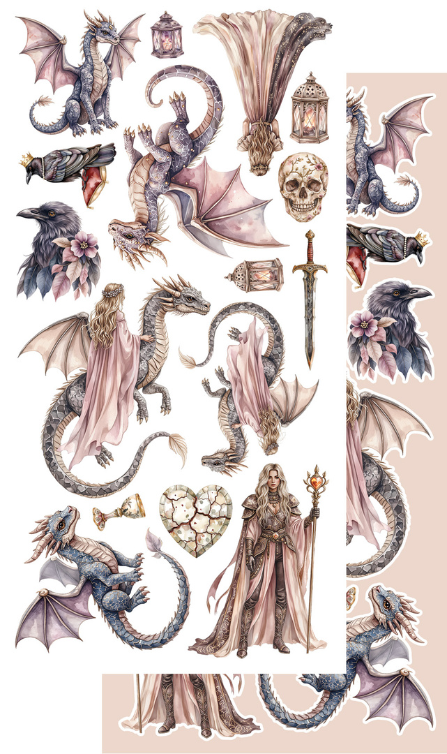 The Legends of the Dragons - zestaw dodatków 15x30cm