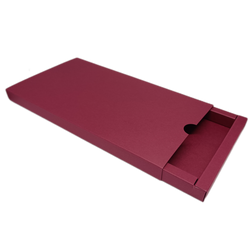 Pudełko szufladkowe na voucher buraczkowe GoatBox