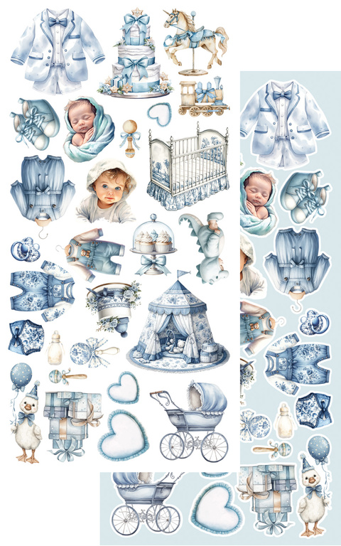 The Baby - zestaw dodatków dla chłopca 15x30cm