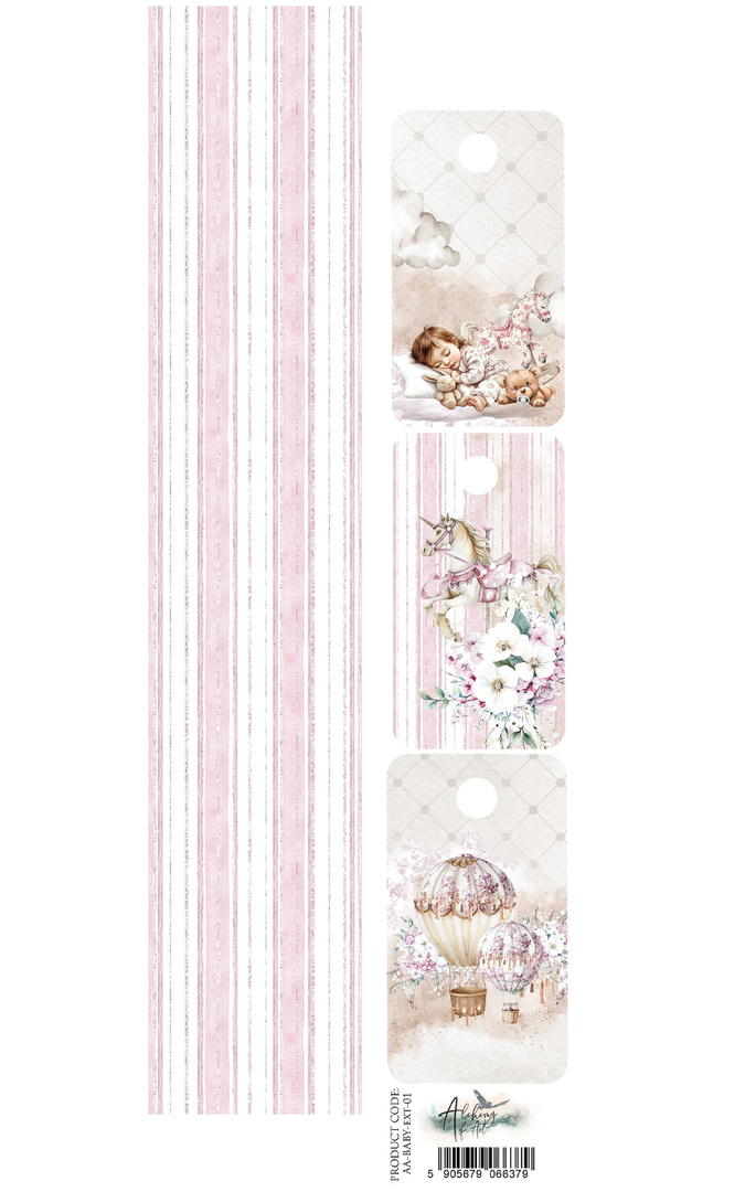 The Baby - paseczek dla dziewczynki 6x30cm