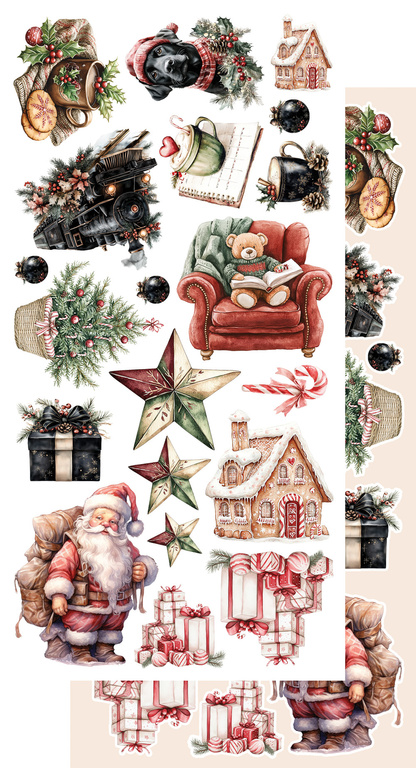 Wonderful Christmas Time - zestaw dodatków 15x30cm
