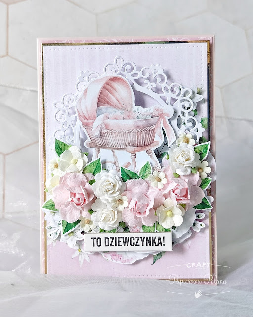 Baza kartki A6 różowa pastelowa GoatBox