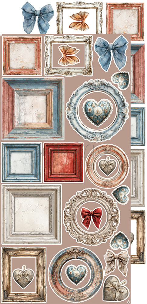 Timeless Grace - zestaw dodatków Mix 15x30cm