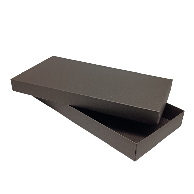 Pudełko na kartkę DL ciemna czekolada niskie GoatBox