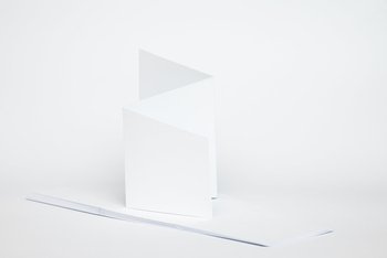 komplet baz kartki A6 parawan biała matowa GoatBox 10szt