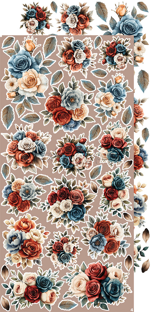 Timeless Grace - zestaw dodatków Mix 15x30cm