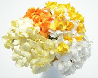 Kwiaty Filipinki - żółty mix 50szt