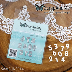 Wykrojnik Cyferki SAME-INS014