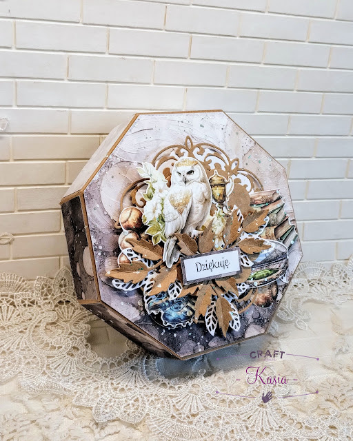 Pudełko ośmiokątne oktagon eco kraft GoatBox