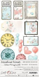 Woodland Friends - Junk Jurnal set - zestaw dodatków
