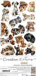 CREATIVE EXTRAS DOGS - 04 zestaw dodatków 15x30cm