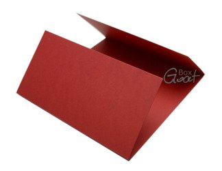 Baza kartki kwadratowa okiennica 13,5cm czerwona GoatBox