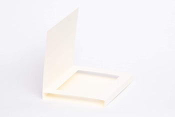Baza ruchomej kartki Shadow Card 15cm ecru KWADRAT GoatBox