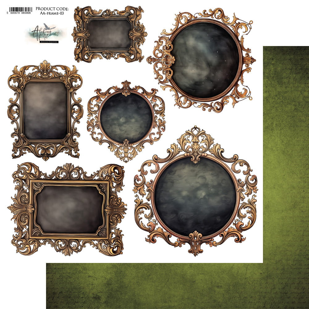 Alchemy of Art - arkusz z ramkami 30x30cm