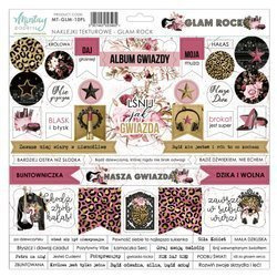 Mintay - Glam Rock -  polskie naklejki tekturowe