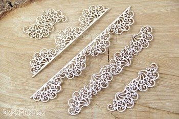 Doily Lace koronkowe bordery zestaw