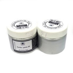 Farba / pasta 3D SeeArt 50 ml. 06 Perłowe Srebro
