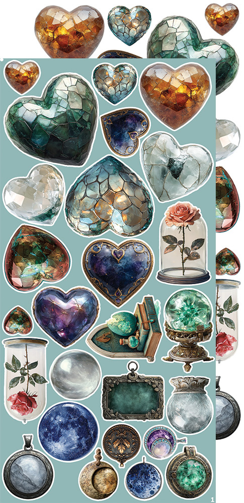 CREATIVE EXTRAS - MIX 03 - SUPERNATURAL WORLD - zestaw dodatków 15x30cm