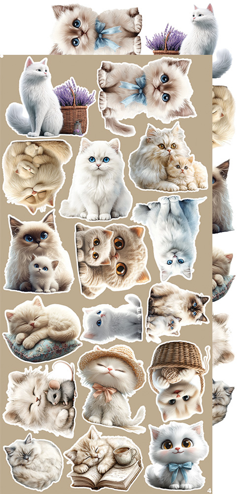 CREATIVE EXTRAS - MIX 02 Lovely Pets - zestaw dodatków 15x30cm