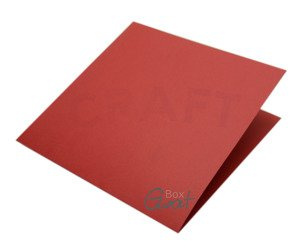Baza kartki kwadratowa 15cm czerwona GoatBox
