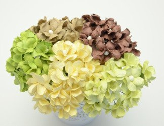 Kwiaty Filipinki -  mix w kolorach Ziemi 50szt