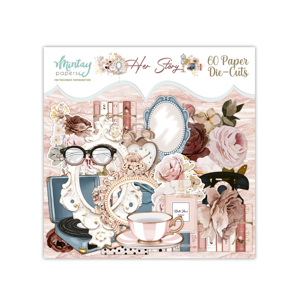 Mintay - Her Story - die cuts elementy wycięte 