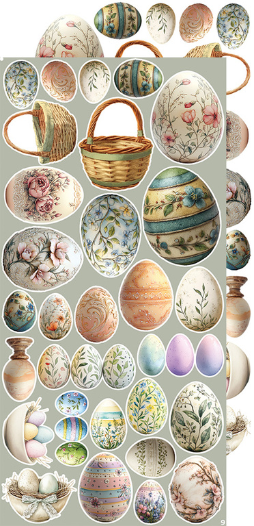 CREATIVE EXTRAS SPRING - 02 zestaw dodadatków 15x30cm