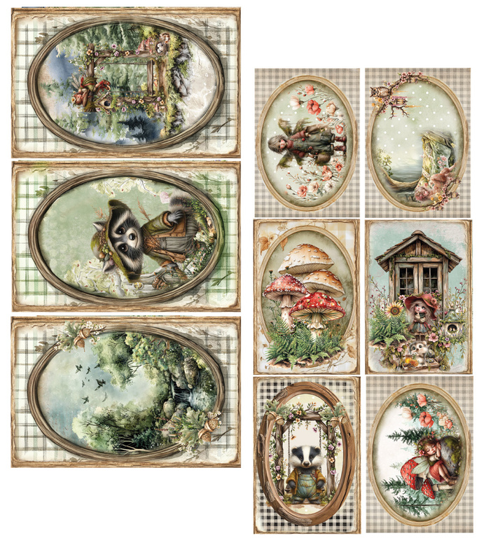 Friends of the Forest - zestaw dodatków Karty 15x30cm