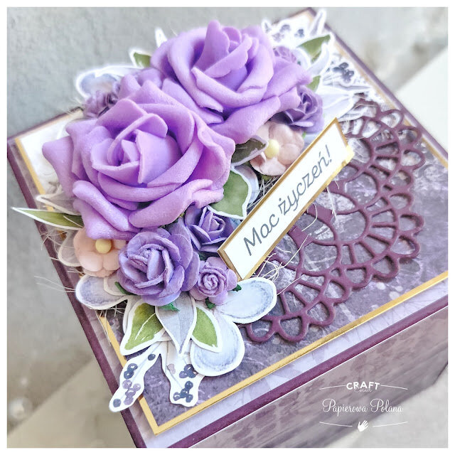 pastelowy fioletowy zestaw startowy RÓŻE IAR-  25szt