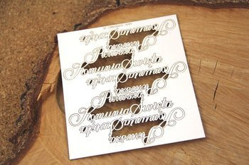 Pierwsza Komunia Święta 5 napisów tekturka Scrapiniec