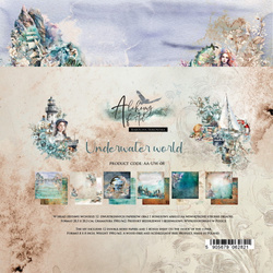 Zestaw papierów Podwodny Świat 20x20cm