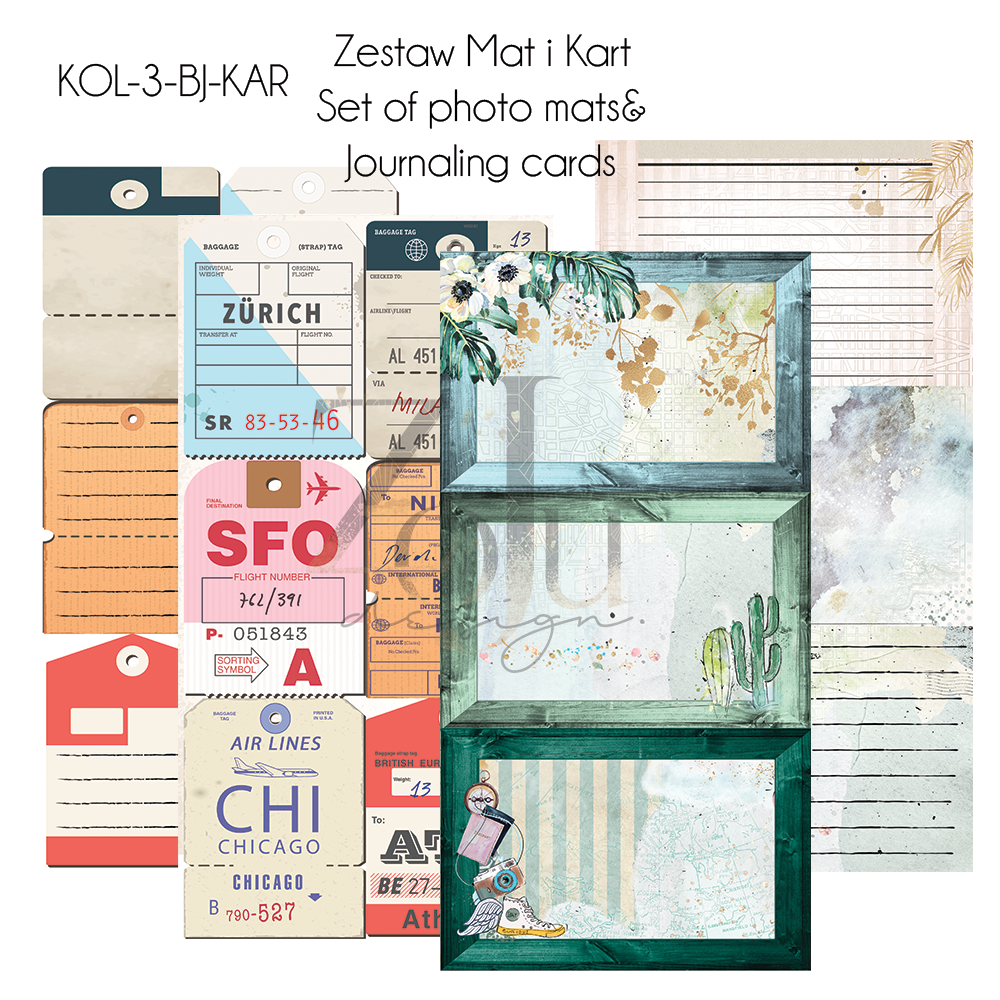 Zestaw kart mat  Beautiful Journey Zoju Design 