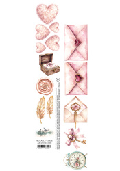 Dreamy Dreams - paseczek Koperty/Serca 6x30cm