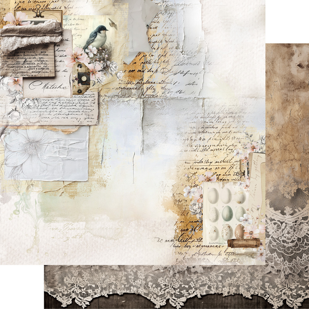 In silence - zestaw papierów 20x20cm