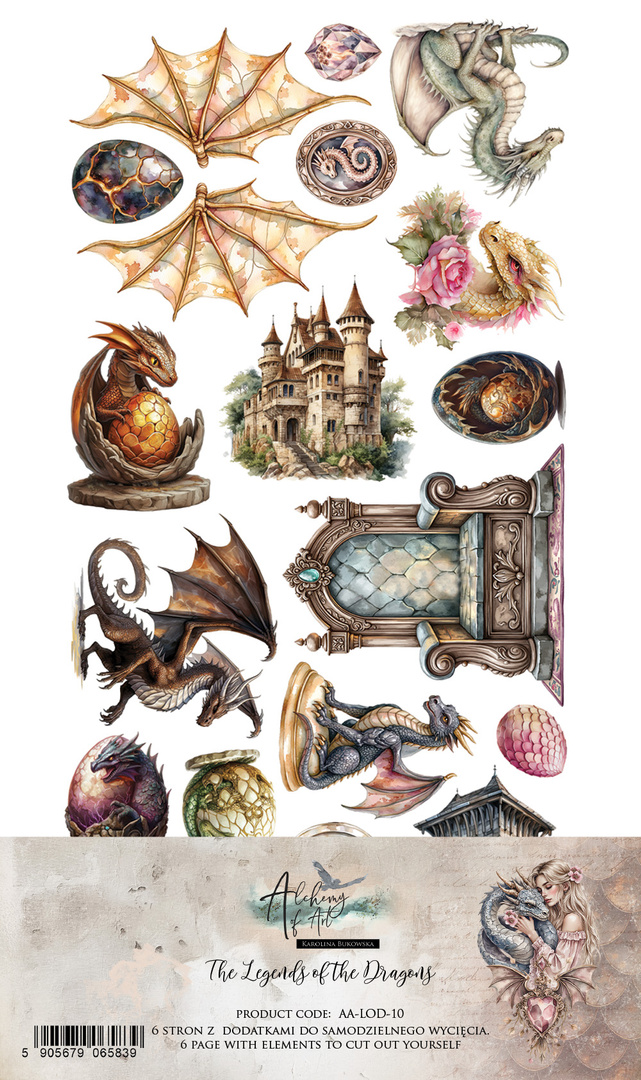 The Legends of the Dragons - zestaw dodatków 15x30cm