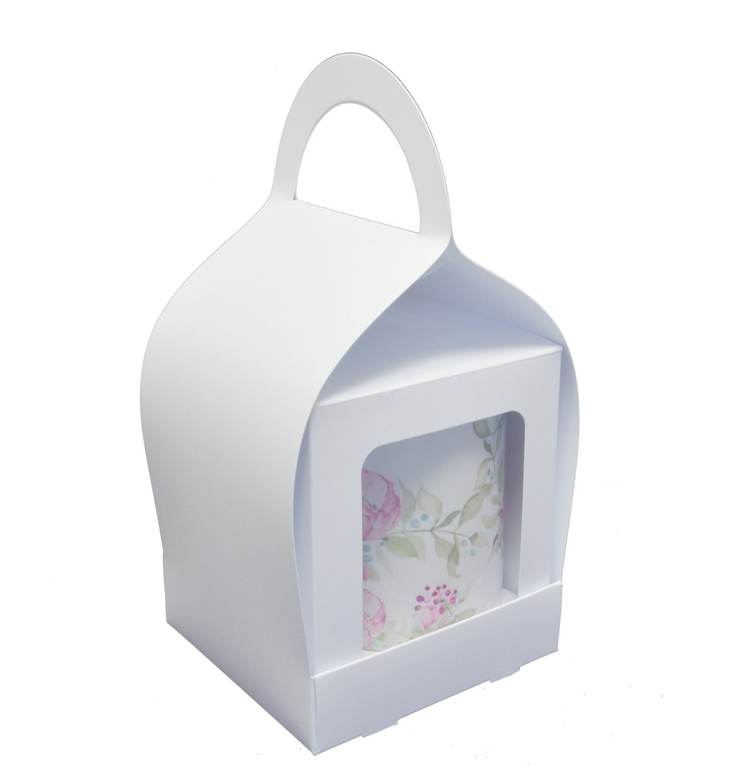 Pudełko na bombkę 10cm lub kubek białe 10szt. GoatBox