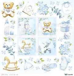 Little Cuties - arkusz chłopięcy do wycinania