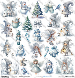 Arkusz do wycinania Winter Sparkle Christmas 25