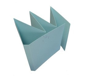 Baza albumowa 14x14cm harmonijka błękitna GoatBox