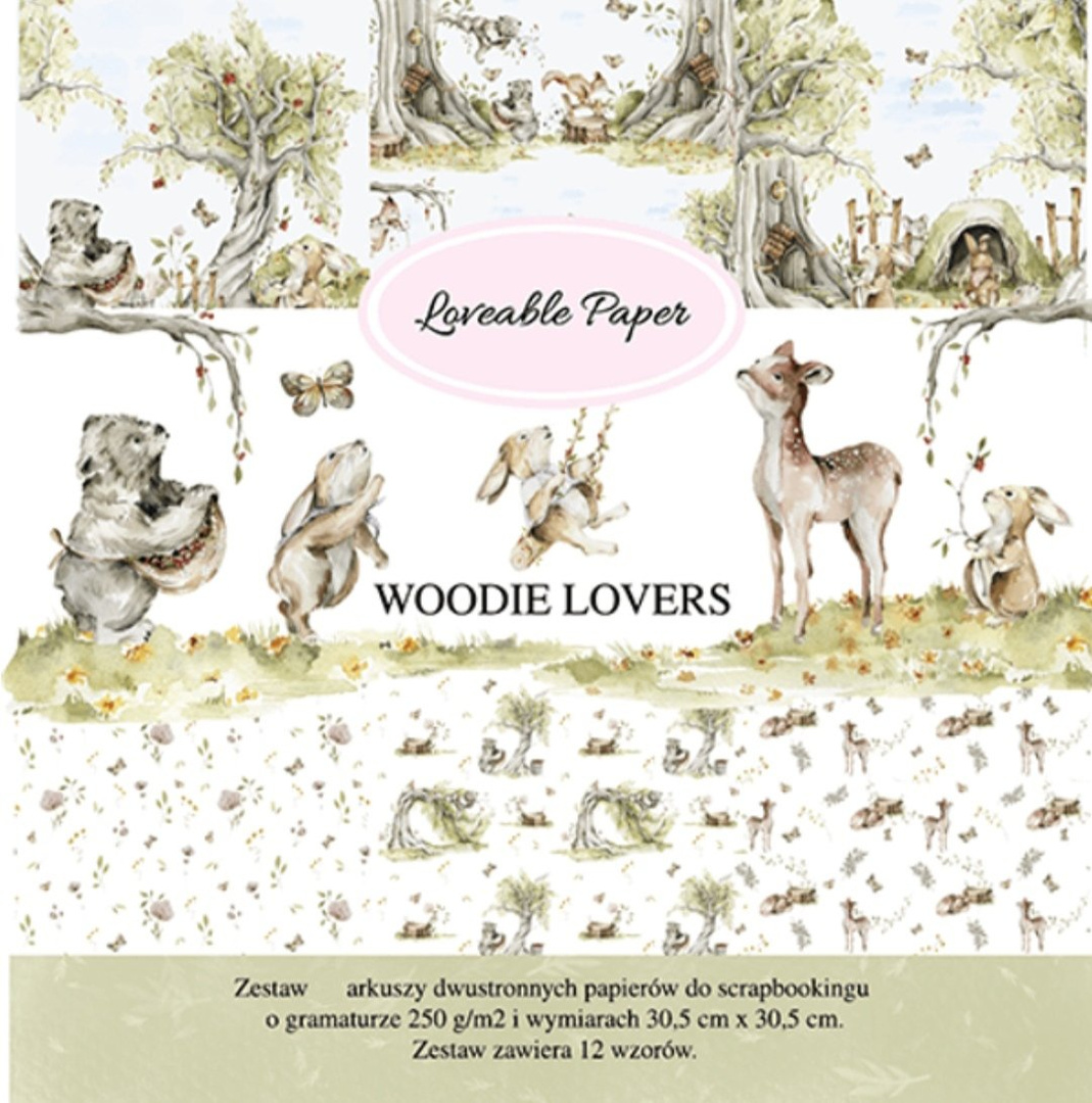 Loveable Paper - Woodie Lovers - duży bloczek +bonus 6ark