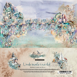 Zestaw papierów Podwodny Świat 15x15cm