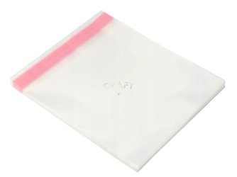 Foliówki C6 100szt z klejem 12x17cm +3cm taśma