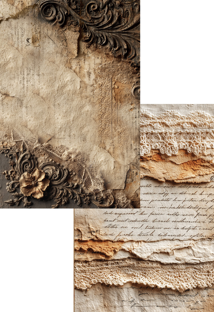 In silence - zestaw arkuszy A4